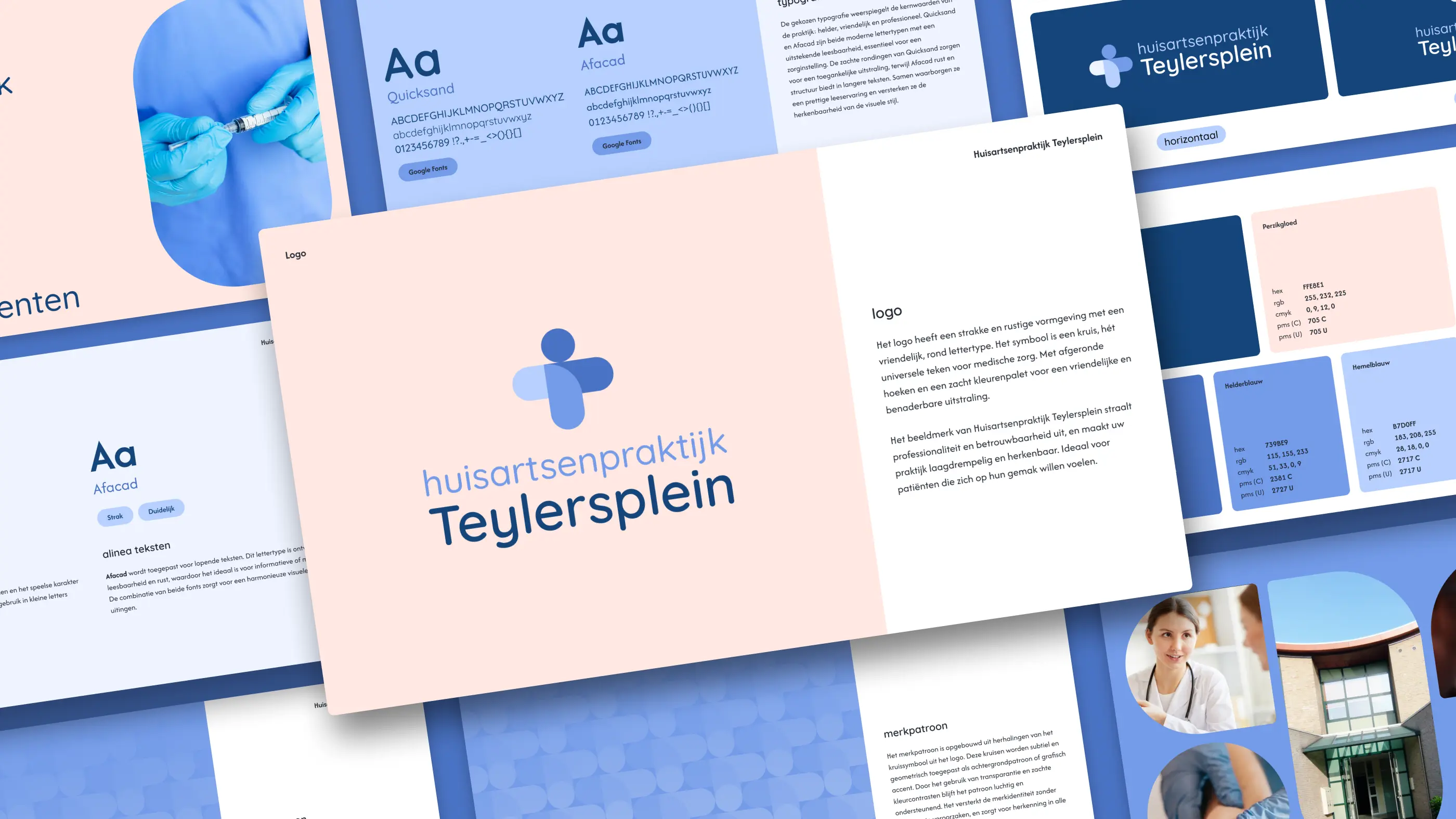 Huisartsenpraktijk Teylersplein brandguidelines